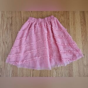 Mini Boden Pink Tulle Midi Skirt 5-6Y
